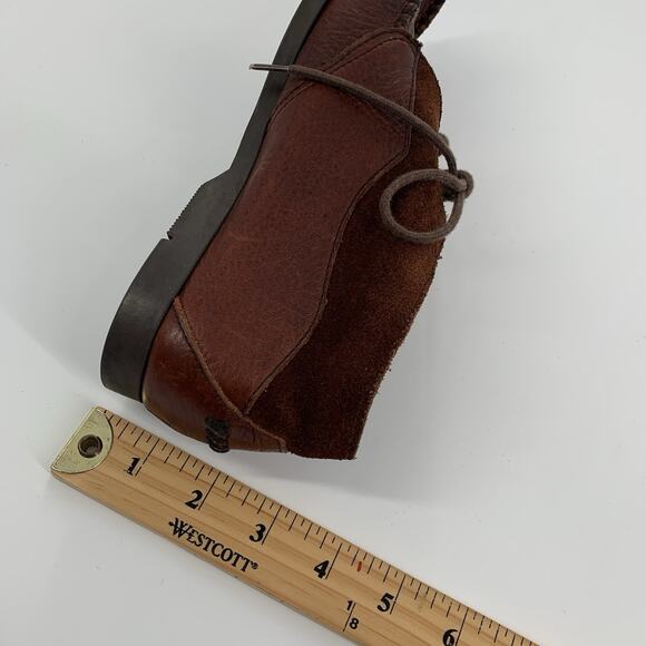 G.H. Bass Leather Shootie Ankle Boots Size 6.5 M Womens Brown Outdoor Oxford - Picture 9 of 9